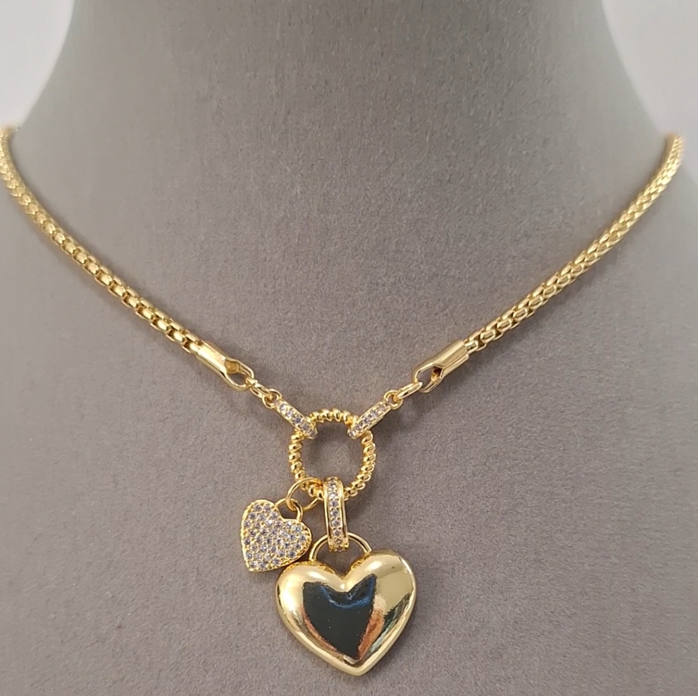 Heart gold-filled necklace 14kt.. - Picture 1 of 4